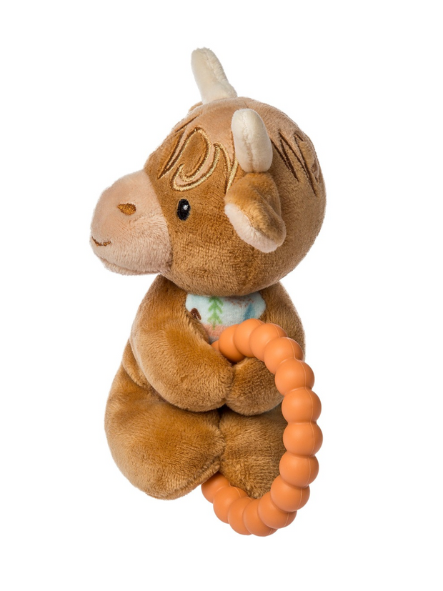 Hetty Highland Cow Teether Rattle