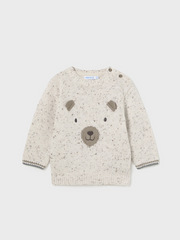 Mayoral Toddler Boy Knitted Bear Jumper - 2 Colours