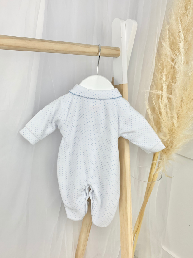 Jasper Blue Star Babygrow