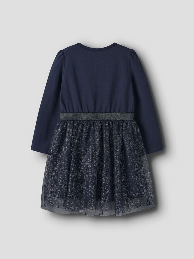 Name It Girls Navy Elsa Dress (18M- 8Y)