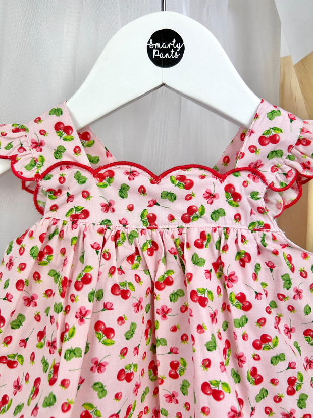 Deolinda Girl 'Fresh' Cherry Dress & Bloomers