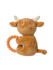 Hetty Highland Cow Teether Rattle