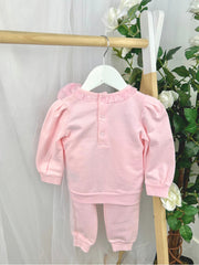 Mintini Girls Pink Diamante Tracksuit (12M - 5Y)