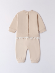 iDo Baby Girl Beige Amore Tracksuit