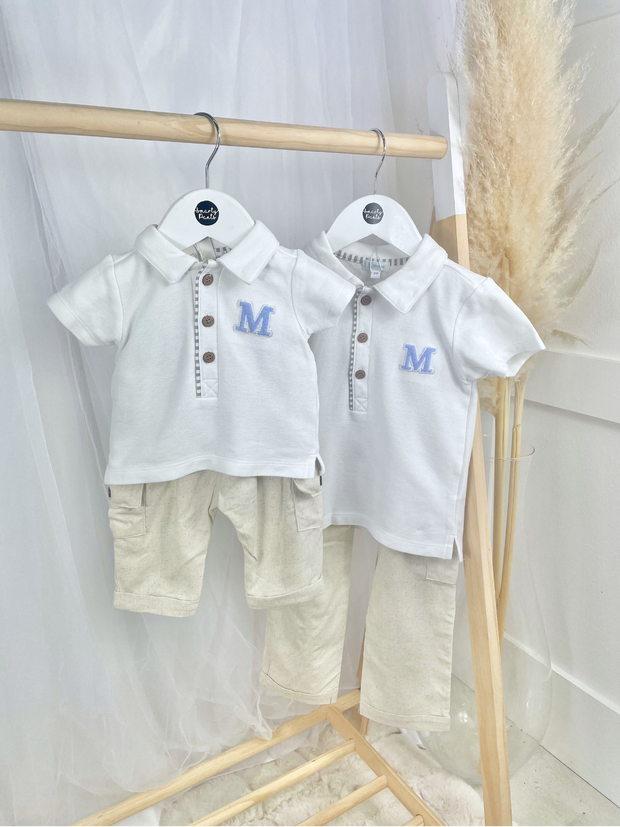 Mintini Boys Polo Top Outfit Set