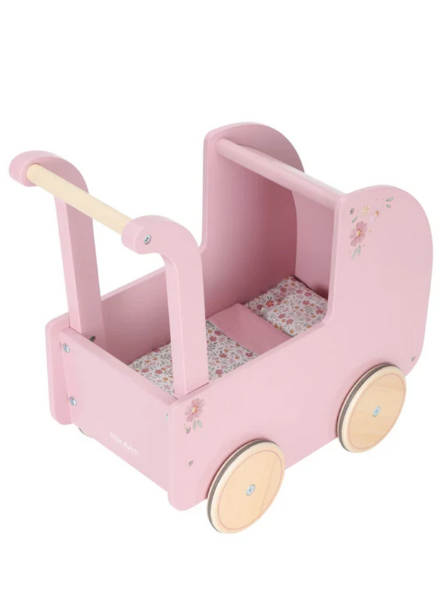 Little Dutch Wooden Doll Pram - Fairy Garden