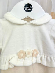 iDo Baby Girl Neutral Babygrow With Flower Detail