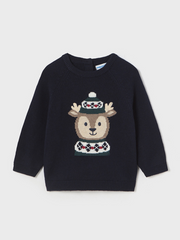 Mayoral Toddler Boy Reindeer Jumper - 2 Colours