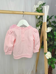 Mintini Girls Pink Diamante Tracksuit (12M - 5Y)