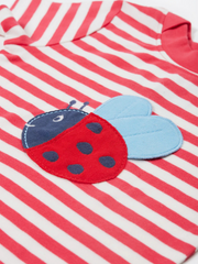 Frugi Organic Cotton Easy Cotton Ladybird Tee