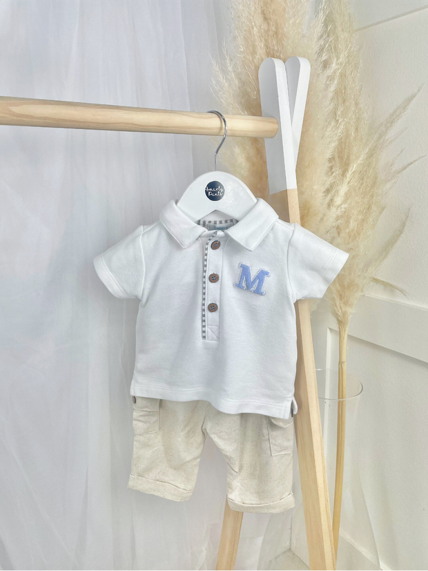 Mintini Boys Polo Top Outfit Set