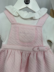 Tutto Piccolo Toddler Girl Pink Dress & Tights (6M-3Y)