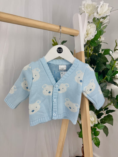 Pex Boys 'Benny' Cardigan (0M - 12M) - Blue