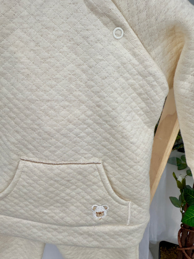 Pex Boys 'Stanley' Outfit Set (0M - 18M) - Natural