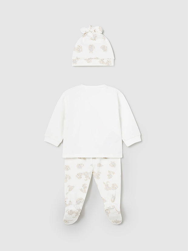 Mayoral Unisex Baby Bunny Outfit Set