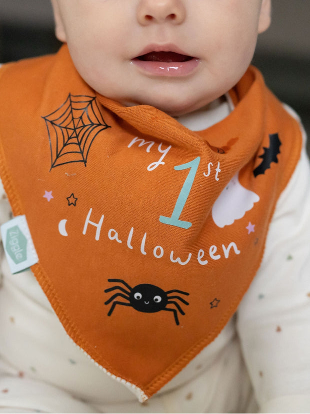 Ziggle 'My 1st Halloween' Dribble Bib