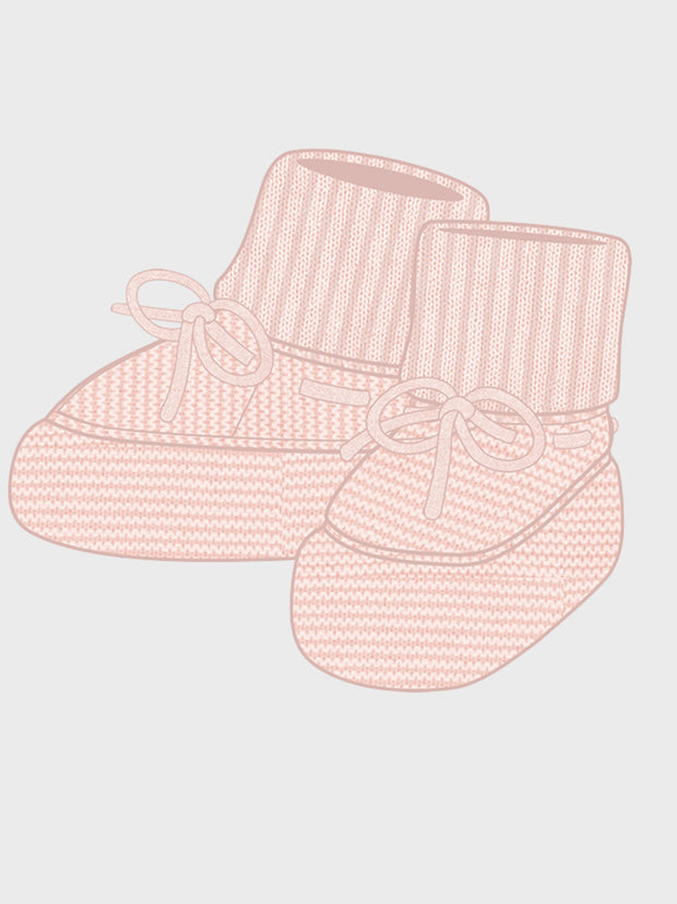 Mayoral Baby Knitted Booties - Pink