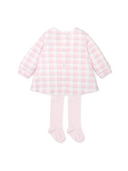 Tutto Piccolo Baby Girl Check Dress & Tights