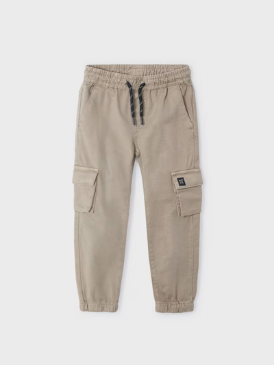 Mayoral Junior Boy Beige Cargo Trousers