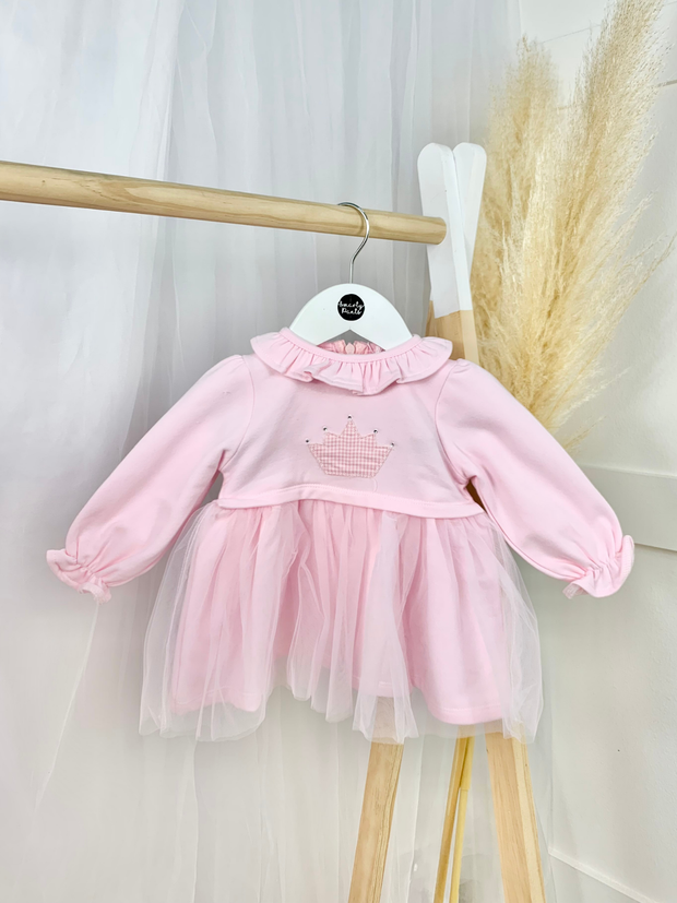 Baby Girl Pink Crown Dress