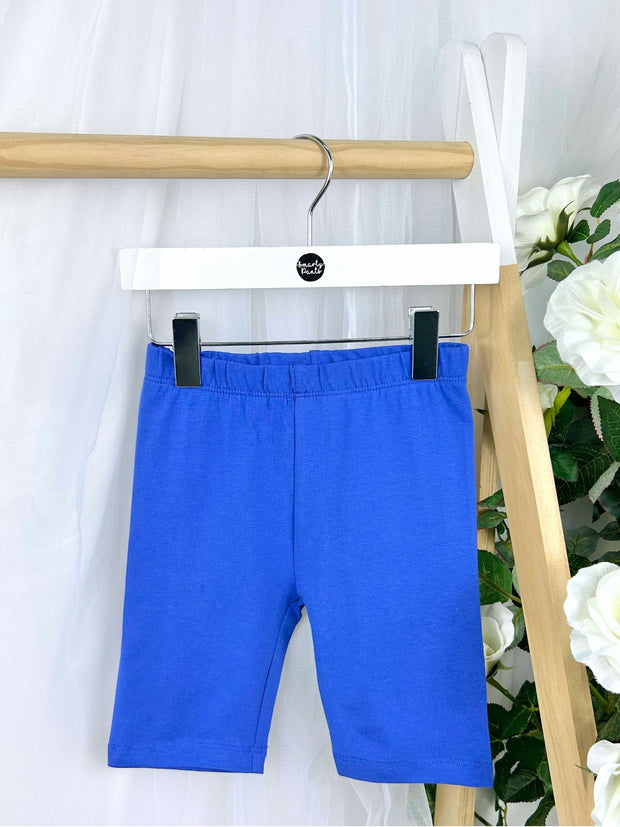 iDo Junior Girl Red & Blue Patchwork Short Set