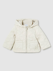 Mayoral Toddler Girl Heart Quilted Coat - 3 Colours