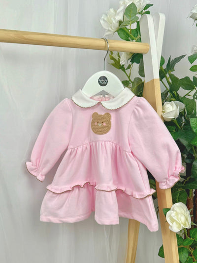 Deolinda Girl 'Teddy' Baby Pink Dress (3M-4Y)