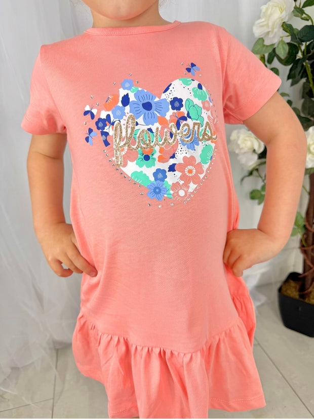 iDo Junior Girl 'Sydney' Flowers Dress