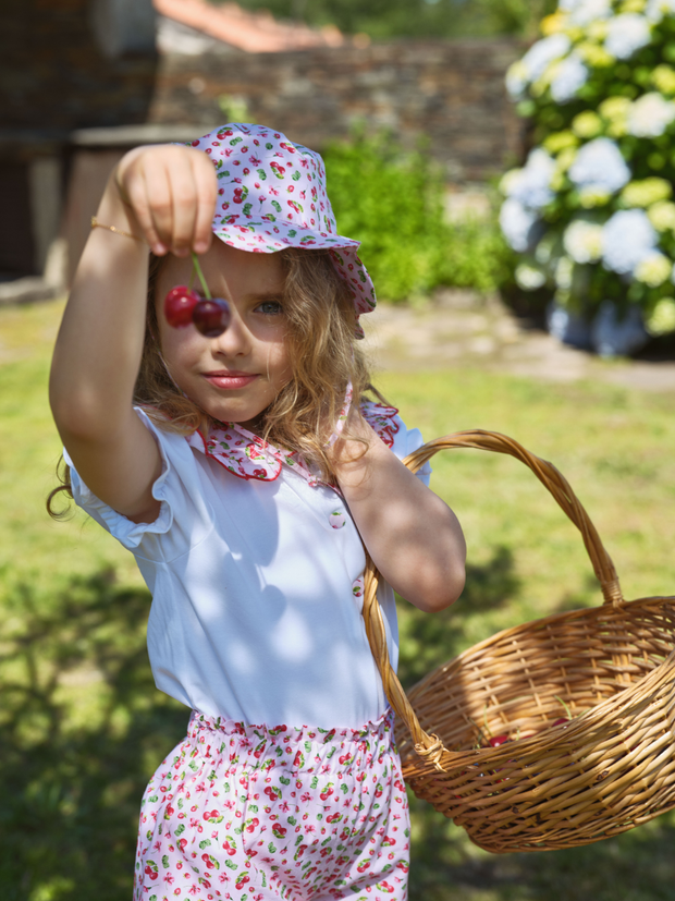 Deolinda Toddler Girl 'Fresh' Cherry Shorts Set