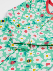 Frugi Lovely Babygrow - Busy Bugs