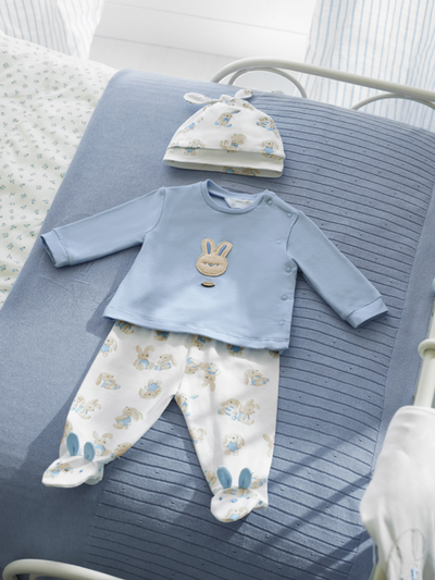Mayoral Baby Boy Bunny Outfit Set