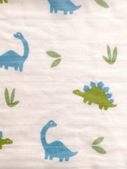 Baby Boy Muslin 3 Pack - Dino, Puppy & Tractor