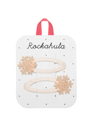 Rockahula Shimmer Snowflake Clips