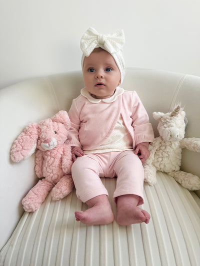Mayoral Baby Girl Pink Fleece Legging Set (0M-12M)