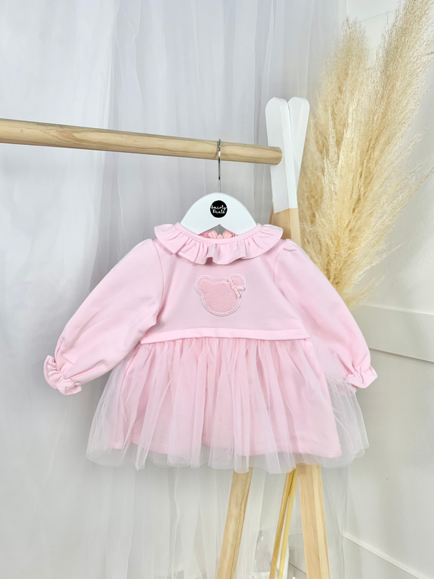 Baby Girl Pink Bear Dress