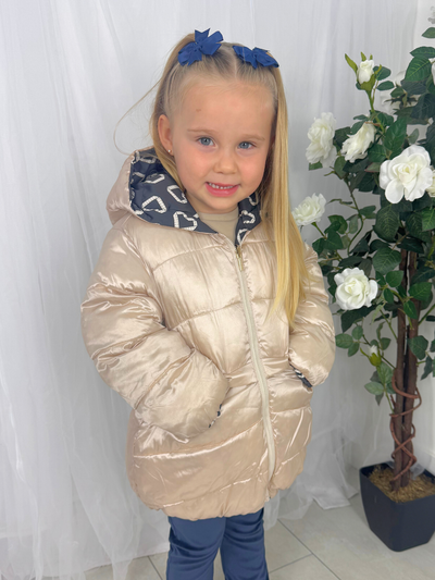 Mayoral Toddler Girl Reversible Heart Jacket (12M-4Y)