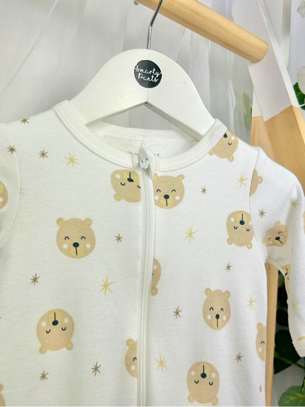 Name It Unisex Teddy 2 Pack Babygrows