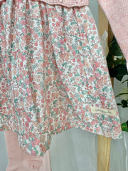 Tutto Piccolo Toddler Girl Pink 'Petal' Dress & Tights (3M-3Y)