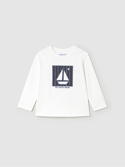 Mayoral Toddler Boy 'The Cutest Sailor' Top