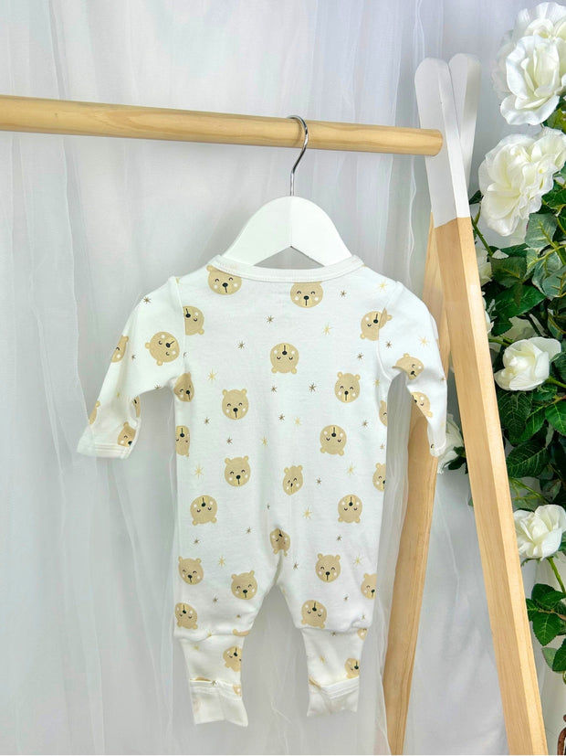 Name It Unisex Teddy 2 Pack Babygrows