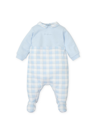 Tutto Piccolo Baby Boy Check Babygrow