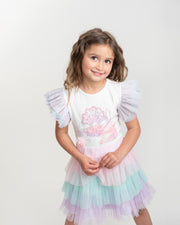 Caramelo Girls Deep Sea Dreams Skirt & Top Set