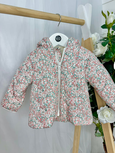 Tutto Piccolo Toddler Girl Padded Floral Jacket (12M - 24M)