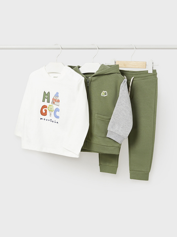 Mayoral Toddler Boy Magic Mountain Tracksuit - Green