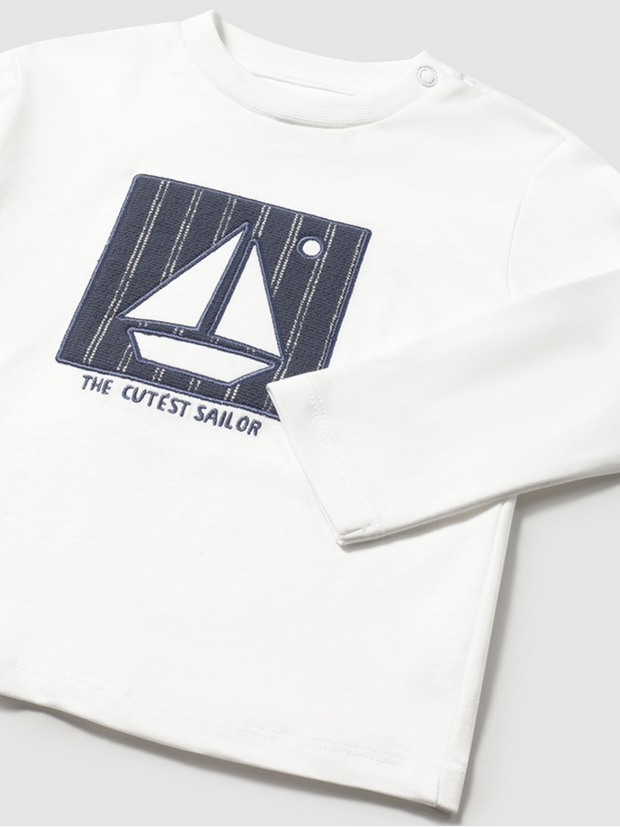 Mayoral Toddler Boy 'The Cutest Sailor' Top