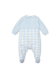 Tutto Piccolo Baby Boy Check Babygrow