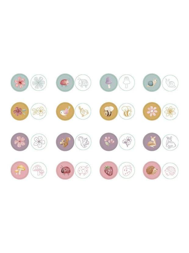 Little Dutch Self Inking Stamps - Fairy Garden