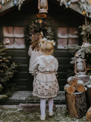 Pex Girls Carousel Pinafore Dress & Bloomers 0M-2Y