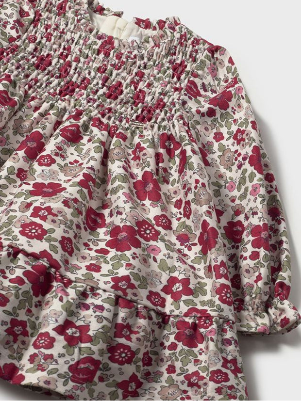 Mayoral Toddler Girl Red Floral Dress (12M-4Y)