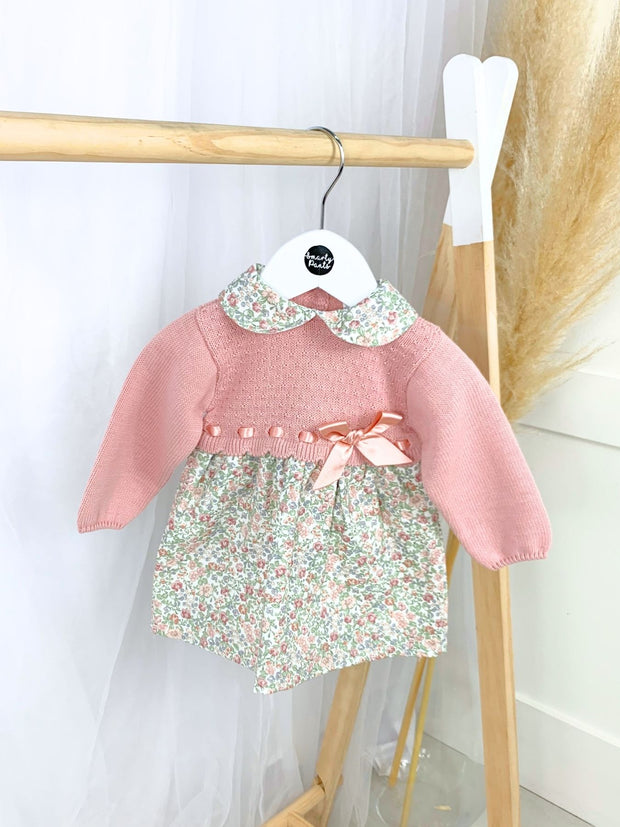 Baby Girl Pink Floral Dress